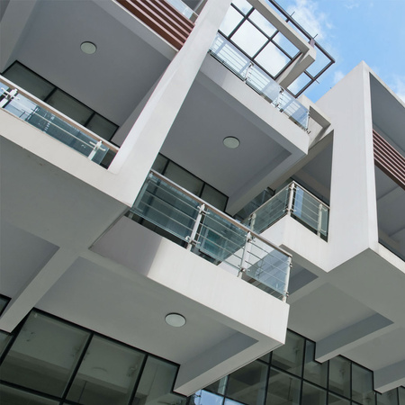 NYMPHEA BLACK &amp; WHITE RINGS 18W CCT 230V 115st IP54 FI250x52 BIAŁYCZARNY OKRĄGŁA (SLI031034CCT_PW) - Spectrum LED