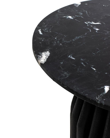 MaMaison stolik LEVANTE czarny marmur /   drewno (MM001501100336) - MaMaison
