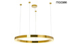 MOOSEE lampa wisząca RING LUXURY 110 złota - LED, chromowane złoto (MSE010100110) - Moosee