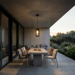 Zewnętrzna wisząca lampa na taras LANTERN PENDANT E27 IP54 BK (AZ6829) Azzardo