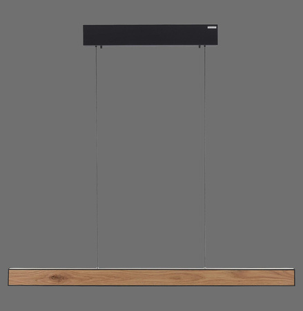 PURE E-MOTION LAMPA WISZĄCA CZARNY/DREWNO (2570-79) - Paul Neuhaus