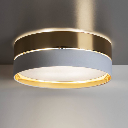 Plafon HILTON biało-złoty Ø 45 (4772) - TK Lighting