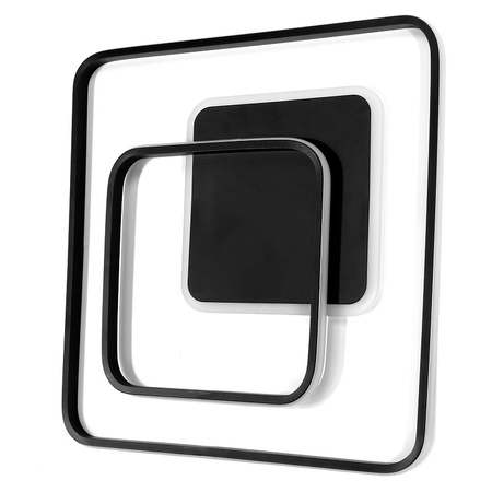 LAMPA SUFITOWA PLAFON LED LINIE I KWADRATY 88W + PILOT DL-G04 QUADRA - DomenoLED