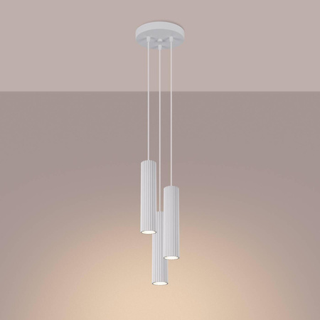 Lampa wisząca KARBON 3P biały (SL.1538) - Sollux Lighting