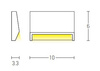 OUTDOOR WALL STEP LIGHT LED 1,5W WHITE (E182 Zambelis) - Zambelis
