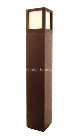 Ogrodowa lampa stojąca Facado kol. brązowy (D730333)