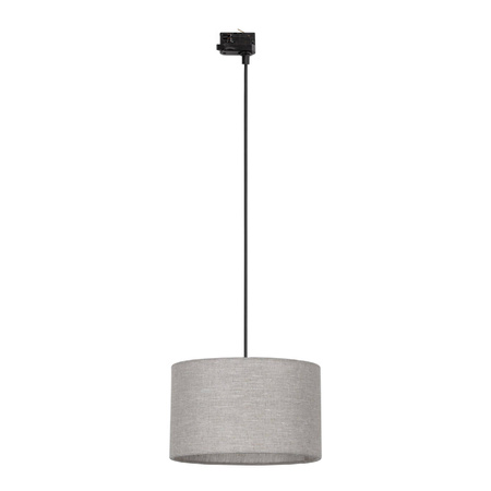 Lampa szynowa wisząca  z abażurem TRACER LINEN 380 TRÓJOBWODOWY 1XE27 (10690) - TK Lighting