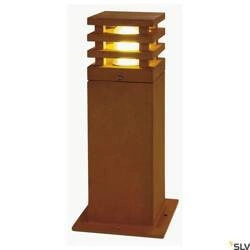 RUSTY SQUARE 40, lampa podłogowa outdoor, LED, 3000K, kwadratowa, żelazo zardzewiałe, D/S/W 12/12/40 (233427) - SLV