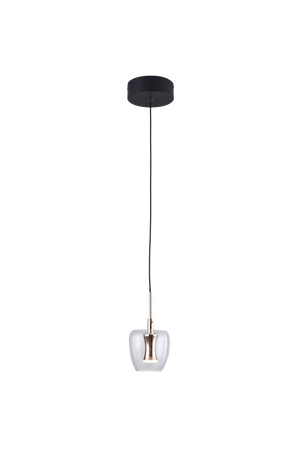 NELSON LAMPA WISZĄCA CZARNO-ZŁOTA/BLACK-GOLD (MD2291-1A-3BGN) - Zuma Line
