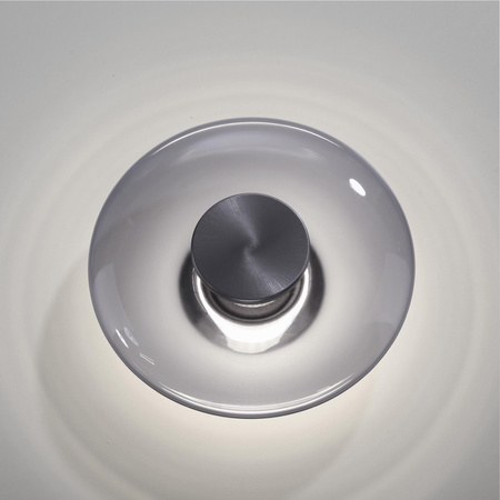 Szklany, ściemnialny kinkiet PURE VITRUM SZARY (6082-15) - Paul Neuhaus