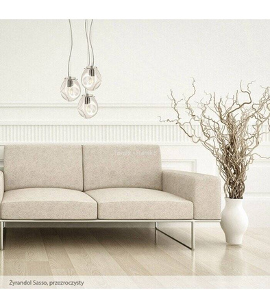 Lampa wisząca SASSO transparentny (67650) Ramko - żyrandol