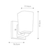 Kinkiet Roehm (KL-ROEHM1-PC) - Elstead Lighting