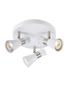 FOLIE Ceiling Round 3L White/Satin Nickel (108628) Markslojd
