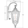 Kinkiet zewnętrzny Cotswold Lane (FE-COTSLN2-L-BK) - Elstead Lighting