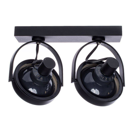 Oprawa natynkowa LUGAR BLACK 2xAR111 GU10 (ML5706) - Milagro