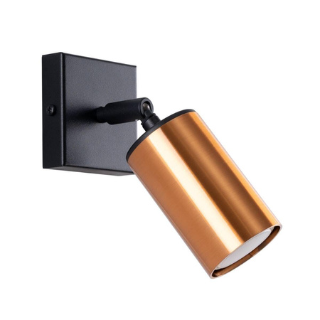 Kinkiet WINX czarny/miedź (SL.1374) - Sollux Lighting