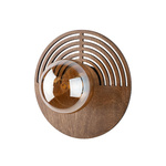 Drewniany kinkiet LUNAR WOOD 1XG9 250 (11013) - TK Lighting