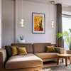 Lampa wisząca BOLLA GOLD 12W LED (ML1424) - Milagro