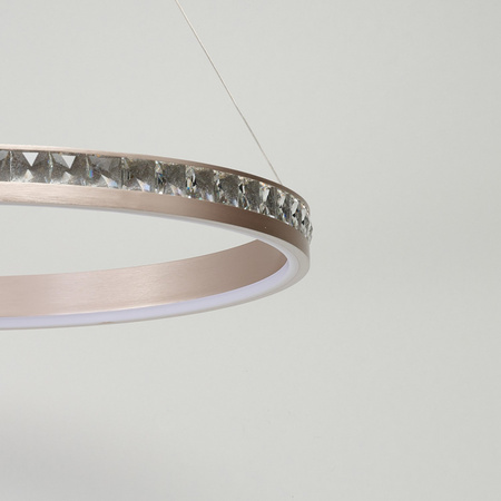 Kryształowa lampa wisząca CAMELIA 100 OVAL 3-STEP DIMM GO (AZ6771) Azzardo