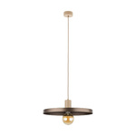 SILA SABIA BROWN 1XE27 LAMPA WISZĄCA 400 (10758) - TK Lighting