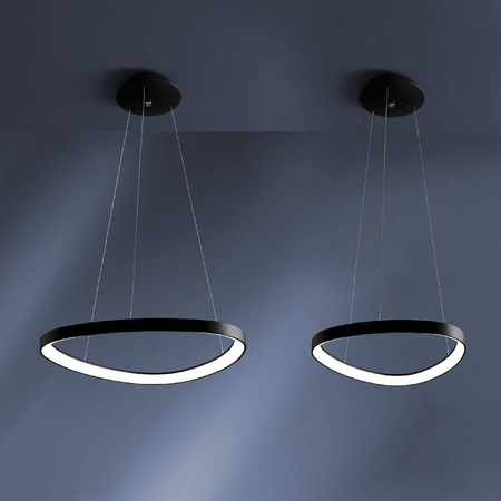 Lampa Wisząca LIFERING Kol. Czarny, Ø 81 cm (0083.31.NE) - Vivida