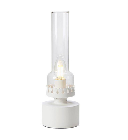 Lampa stołowa KANDELLA 1L Sandy White/Clear (108787) Markslojd