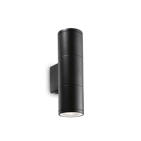 Kinkiet zewnętrzny GUN AP2 SMALL kol. czarny (100395) Ideal Lux
