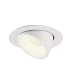NUMINOS® GIMBLE L, oprawa sufitowa wpuszczana biała 4000 K 40° (1006024) - SLV
