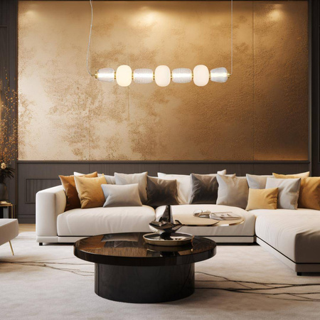 Lampa wisząca CARO GOLD 42W LED (ML0365) - Milagro