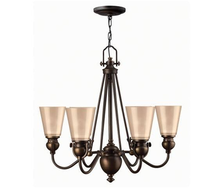 Lampa wisząca MAYFLOWER kol. STARY BRĄZ (HK/MAYFLOWER6) - Hinkley - Elstead Lighting - żyrandol