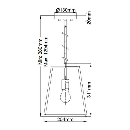 Lampa wisząca  Fulton (HK-FULTON-P) - Elstead Lighting