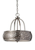 Lampa wisząca ZARA kol. STALOWY (FE/ZARA4) - Feiss- Elstead Lighting - żyrandol