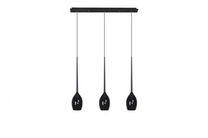 Lampa wisząca IZZA 3 SHINY czarna (AZ2321) - Azzardo