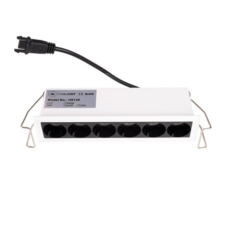 MAXLIGHT H0136 OPRAWA WPUSTOWA X-LINE, DO SKOMPLETOWANIA Z  TRAFO HT0136






