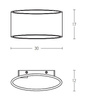WALL LIGHT CONCRETE 1XE27 (180020 Zambelis) - Zambelis