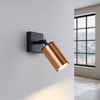 Kinkiet WINX czarny/miedź (SL.1374) - Sollux Lighting