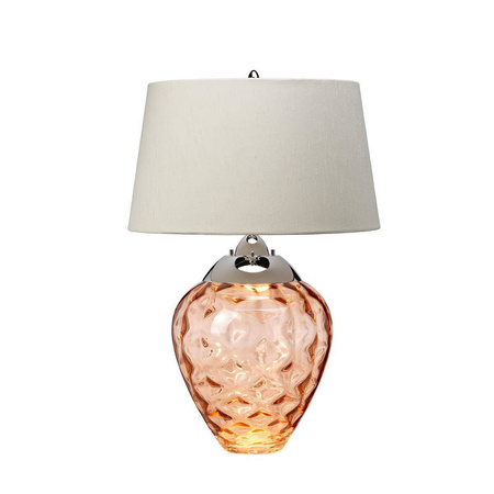 Lampa stołowa Samara - 2 źródła światła - Łososiowa (QN-SAMARA-TL-SLM) - Quintiesse
