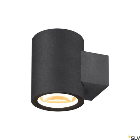 OCULUS UP/DOWN WL, wewnętrzna oprawa ścienna LED, czarna, 2000-3000 K (1004670) - SLV