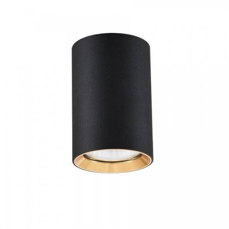 Oczko Manacor czarne/złoty ring 9cm (LP-232/1D - 90 BK/GD) - Light Prestige