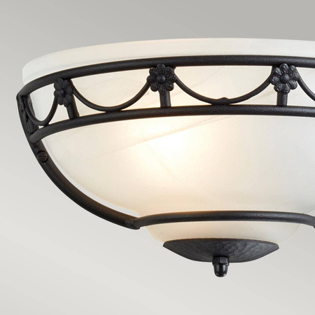 Kinkiet Carisbrooke (CB-WU-BLACK) - Elstead Lighting