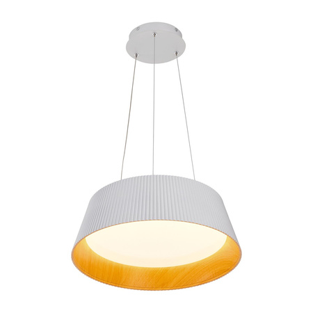 Lampa wisząca z efektownym kloszem FRILL LED biała 45 cm (ST-DL6487-WH) - Step into Design