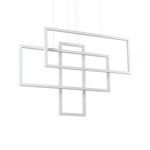 Lampa wisząca FRAME Biały (FRAME_SP_RETTANGOLO_BIANCO) - Ideal Lux