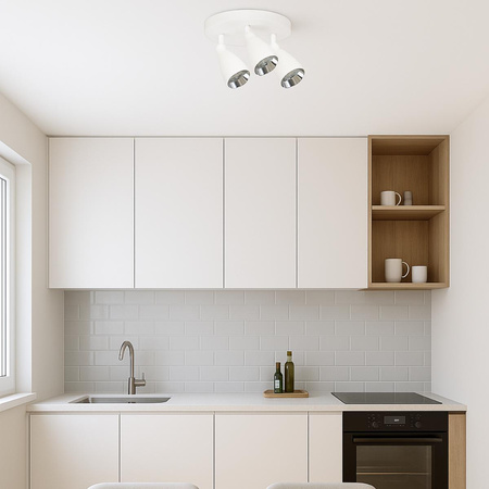 Campana 3 plafon biały 3xGU10 (LP-3103/3C WH) - Light Prestige
