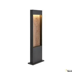 FLATT POLE 65, zewnętrzna lampa stojąca LED, 3000 K, IP65, kolor antracytowy/brązowy (1002957) - SLV