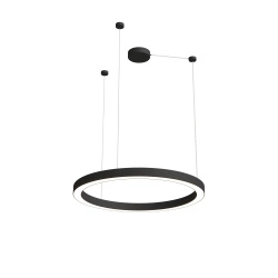 Żyrandol Aurum M Zmienna Barwa Światła LED czarny  (PL0116-90-CCT-BK) - Yaskr