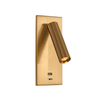 RECESSED READING LIGHT LED 3W BRUSHED BRASS (H67 Zambelis) - Zambelis