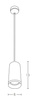 PENDANT SPOT LIGHT LED 9W BLACK (S063-40 Zambelis) - Zambelis
