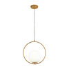 Lampa wisząca COSTA ROUND złota 35 cm (DP0001A-350R) - Step into Design