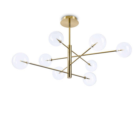 Lampa wisząca EQUINOXE Mosiądz (EQUINOXE_SP8_OTTONE) - Ideal Lux