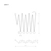 Lampa wisząca SLING V (10355) - Nowodvorski